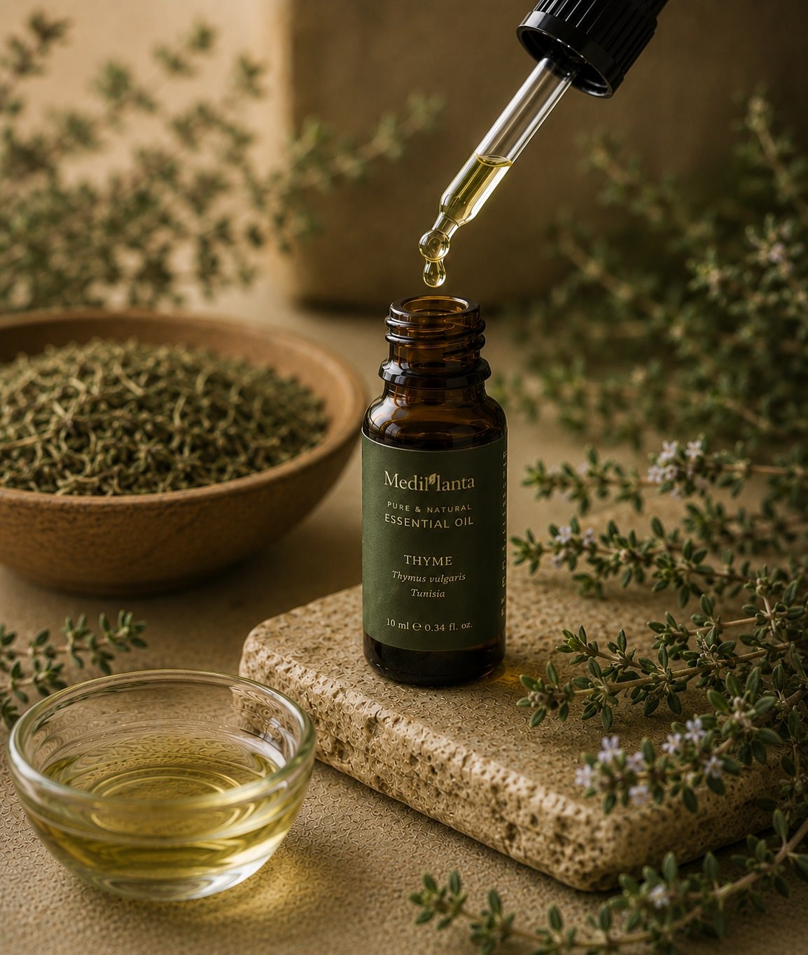 Thyme — Thymus vulgaris / capitatus, Thymbra capitata